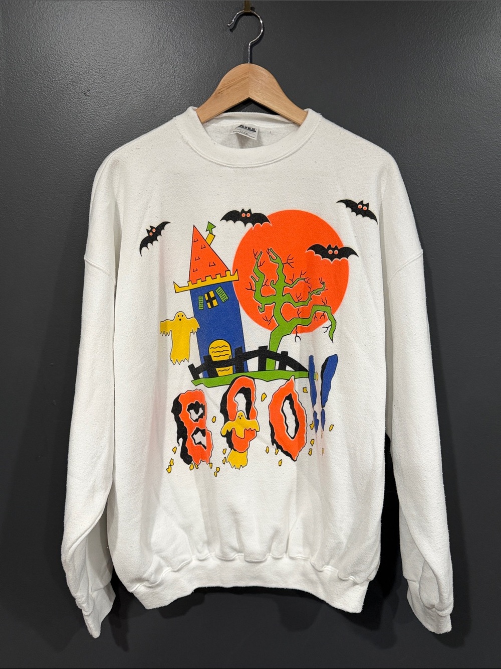 Halloween 'Boo!' Graphic Sweatshirt Tultex